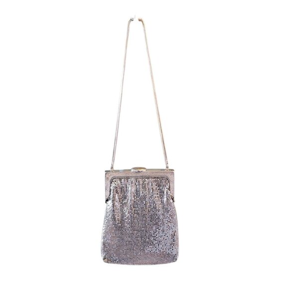 Oroton Handbags - Vintage Oroton Germany Silver Purse Mesh‎ Evening Bag Metallic Mod MCM Cocktail